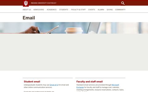 Email: Email: Indiana University Southeast