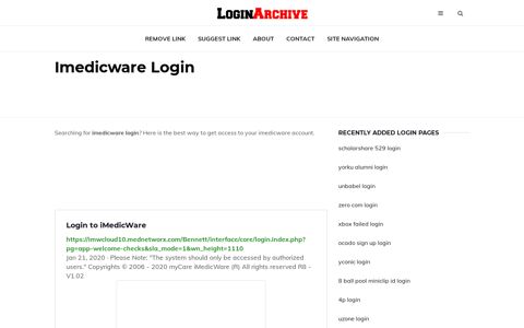 Imedicware Login - Sign in to Your Account