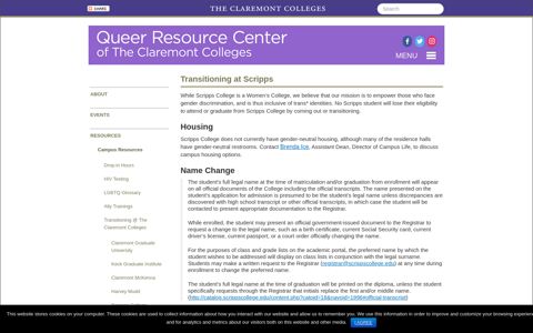 Scripps College - Queer Resource Center at The Claremont ...