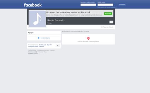 Radio Endwelt - Facebook
