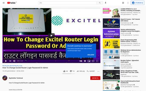How To Change Excitel Router Login Password Or ... - YouTube