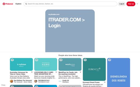 ITRADER.COM > Login - Pinterest
