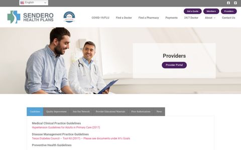Providers - Sendero Health Plans