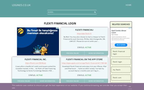 flexiti financial login - General Information about Login