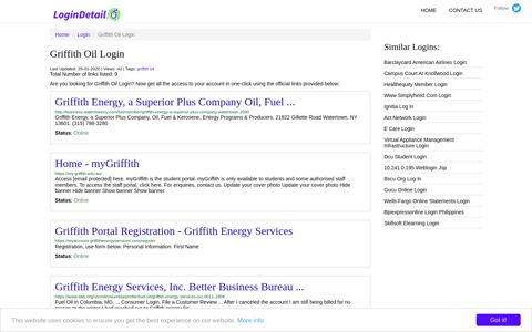 Griffith Oil Login Griffith Energy, a Superior Plus Company Oil ...
