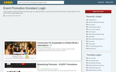 Event Promotion Konstanz Login - Loginii.com