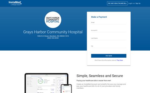 Grays Harbor Community Hospital - Patient Portal - Home