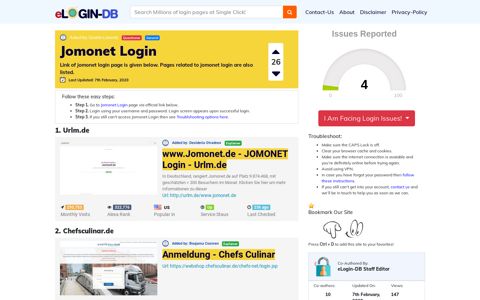 Jomonet Login - A database full of login pages from all over ...