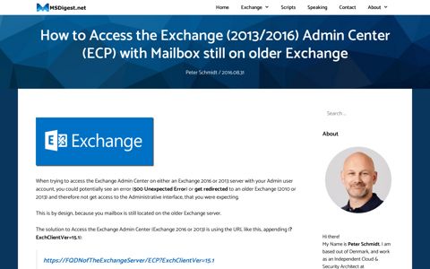 How to Access the Exchange (2013/2016) Admin Center (ECP ...