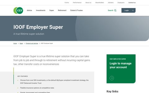 IOOF Employer Super - IOOF