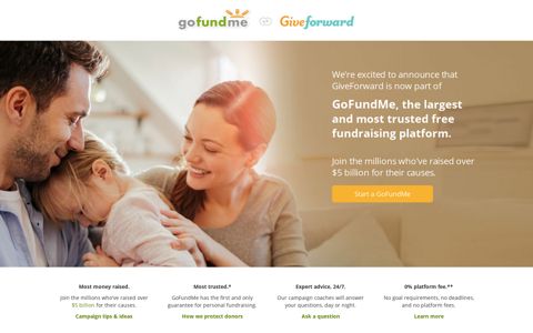 GiveForward Has Joined GoFundMe, The Leader in Free ...