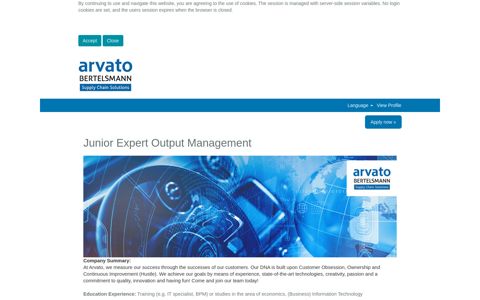 Junior Expert Output Management - Create Your Own Career