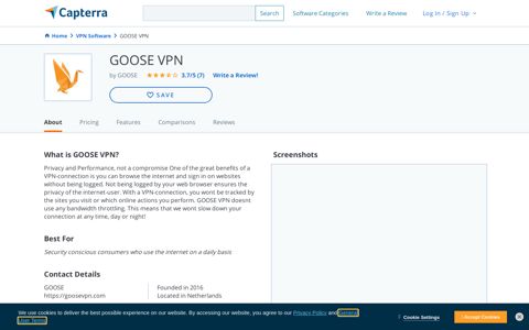 GOOSE VPN Reviews and Pricing - 2020 - Capterra