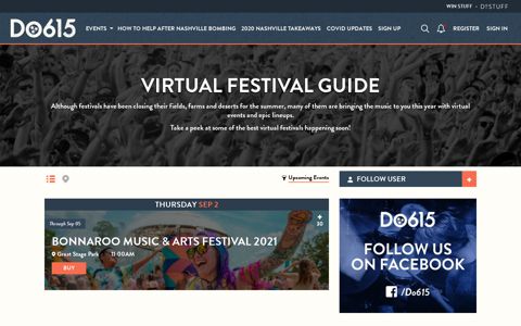 Virtual Festival Guide - Do615