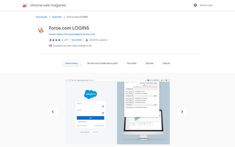 Force.com LOGINS