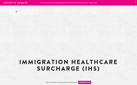 International Healthcare Surcharge (IHS) - UEA