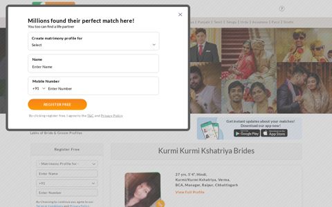 Kurmi Kurmi Kshatriya Matrimony - Find lakhs of Kurmi Kurmi ...
