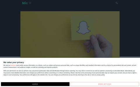 “Log in with Snapchat” button copies Facebook but adds ... - Mic