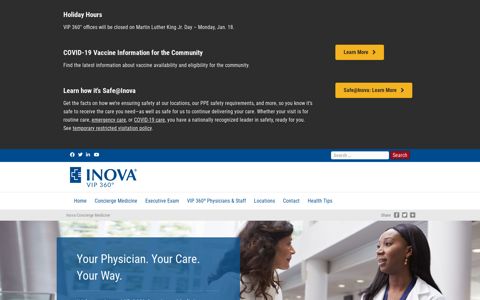 Inova Concierge Medicine - Inova VIP 360°