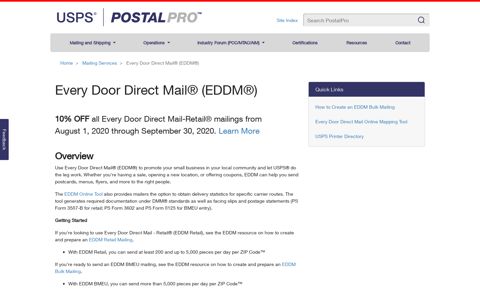 Every Door Direct Mail® (EDDM®) | PostalPro