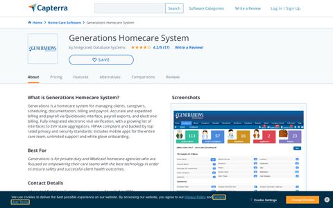 Generations Homecare System Reviews and Pricing - 2020