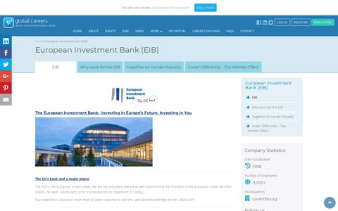 EIB jobs - EIB careers - European Investment Bank Jobs