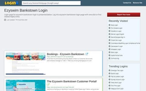 Ezyswim Bankstown Login - Loginii.com