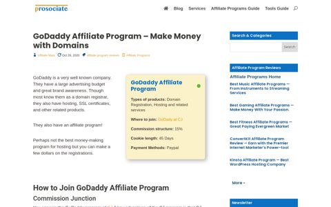 GoDaddy Affiliate Program - Make Money with Domains