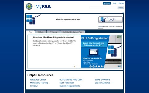eLMS - Federal Aviation Administration