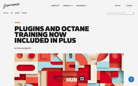 Plugins And Octane Training Now Included in Plus ...
