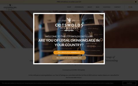 Book An Experience | Cotswolds Distillery
