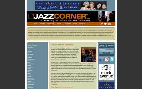 JazzCorner.com - Jazz websites, jazz videos, jazz podcasts ...