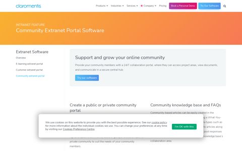 Community Extranet Portal Software | Claromentis