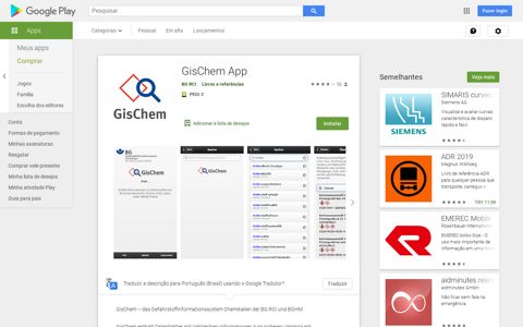 GisChem App – Apps no Google Play