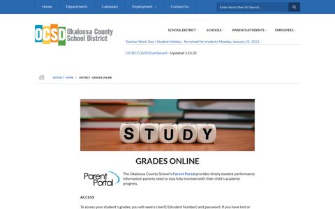 District - Grades Online | OKALOOSA SCHOOLS