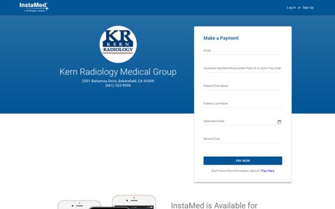 Kern Radiology - Patient Portal - Home