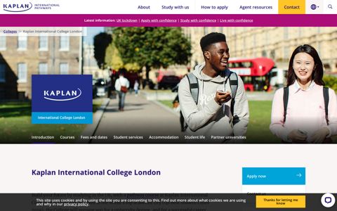 Kaplan International College London (KICL) | Kaplan Pathways