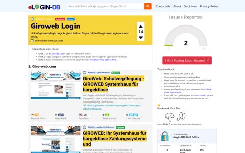 Giroweb Login - A database full of login pages from all over ...