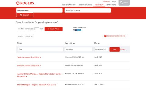 Rogers Login Careers - Rogers Communications Jobs