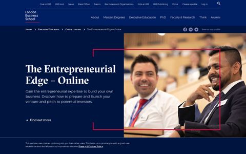 The Entrepreneurial Edge – Online | London Business School