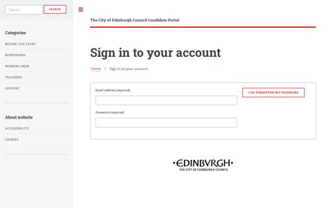 Sign in to your account – The City of Edinburgh Council ...