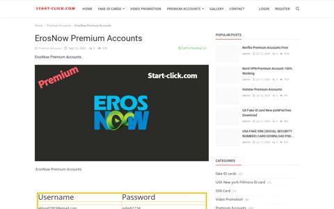 ErosNow Premium Accounts - Get Free Premium Accounts ...