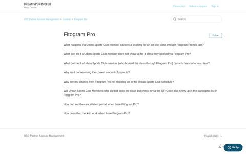 Fitogram Pro – USC Partner Account Management