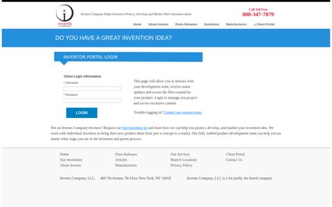 Client Portal | Invents Company, LLC