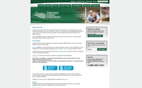 Pay Your Bills Online - Farmers Union Insurance
