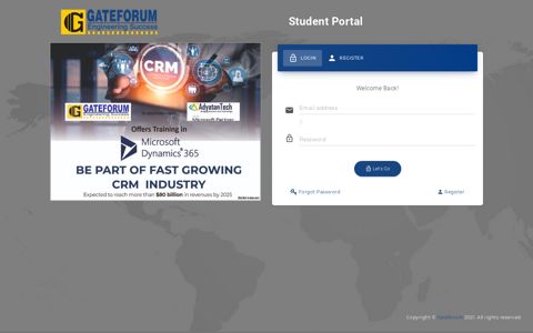 GATEFORUM Online Registration | Student Portal