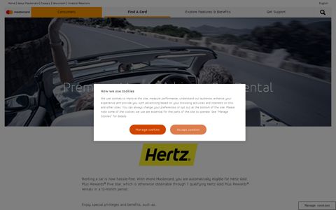 Hertz Benefit - Mastercard