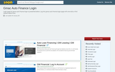 Gmac Auto Finance Login - Loginii.com