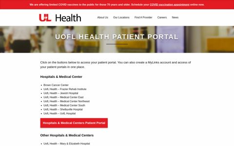 UofL Health Patient Portal | UofL Health