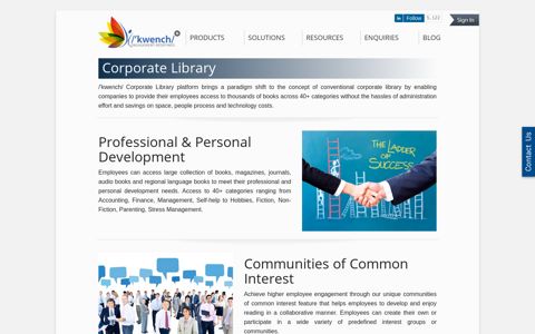 /'Kwench/ - Products : Corporate Library
